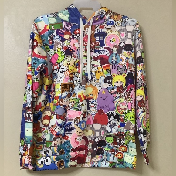 Azuki Unisex Fashion 3D Digital Printed pullover hoodies - Picture 2 of 4